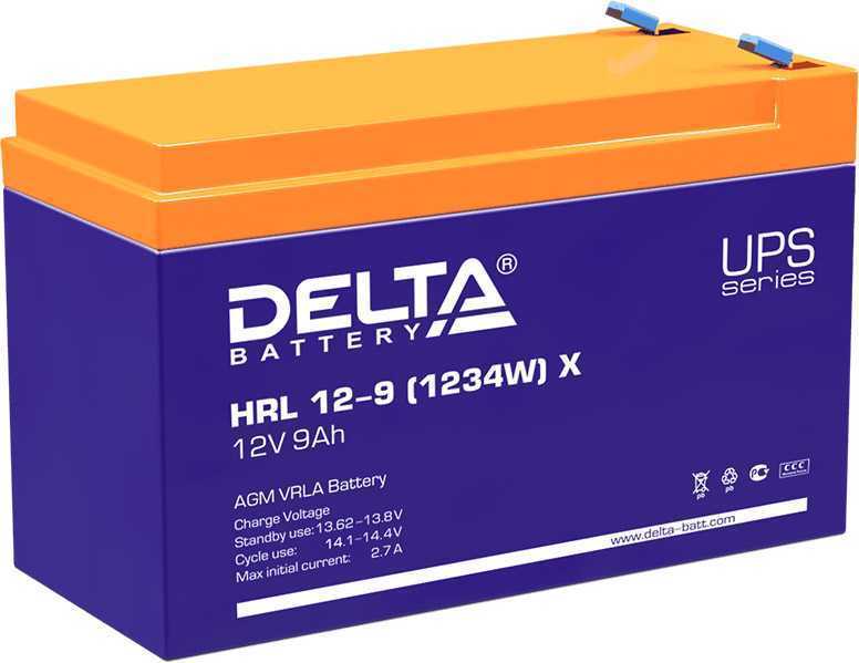Delta HRL 12-9 (1234W) X Аккумуляторы фото, изображение