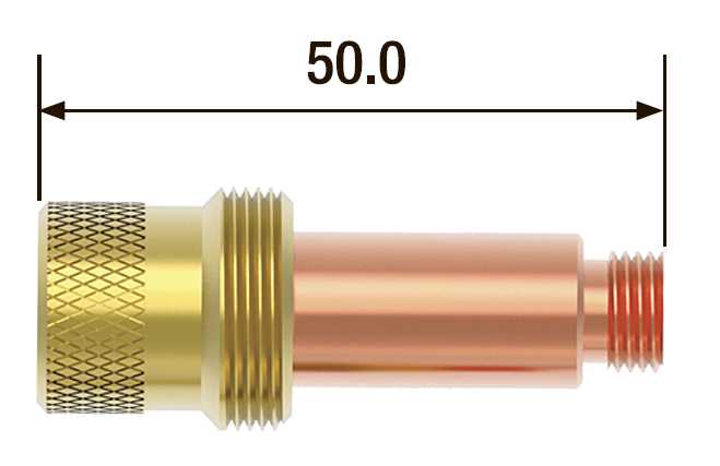 FUBAG Корпус цанги c газовой линзой ф1.6 FB TIG 17-18-26 (FB45V25) Аксессуары к горелкам TIG, MIG/MAG фото, изображение