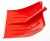 Лопата для уборки снега пластиковая, красная, 400 х 420 мм, без черенка, Россия, Сибртех Лопаты снеговые фото, изображение