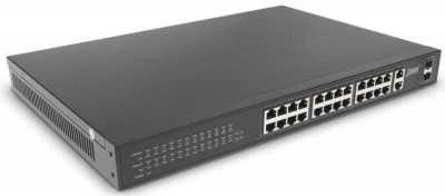 J2000-NET-SW24PoE02Um Коммутационное оборудование фото, изображение