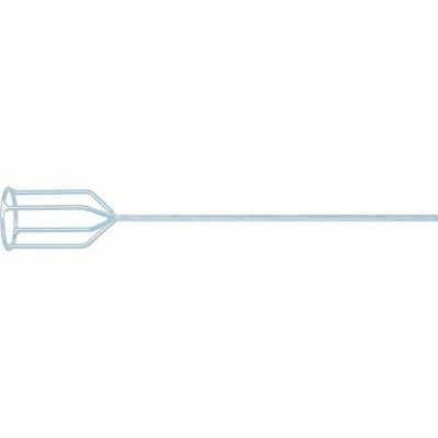 Миксер для гипсовых смесей, 80 х 530 мм, оцинкованный, шестигранный хвостовик 8 мм Matrix Архив товарных позиций фото, изображение